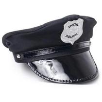 Chapeu Quepe Boina de Policial Fantasia para Festa Carnaval Chapeu Quepe Boina de Policial Fantasia para Festa Carnaval