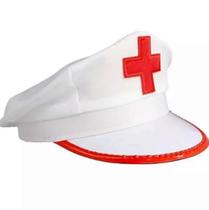 Chapéu Quepe de Enfermeira Fantasia Carnaval - 01 unid - PB Festas