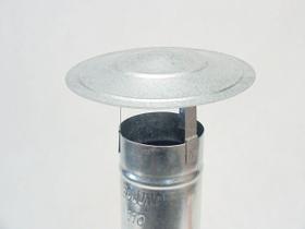 Chapéu Redondo Galvanizado Para Fogão a Lenha