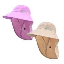 Chapéu Rosoz Kids Sun UV com aba de pescoço de 50-55 cm