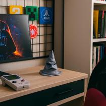 Chapéu Seletor Harry Potter Geek Estátua Decorativa Colecionável, Enfeite de Mesa para Quarto Temático, Presente