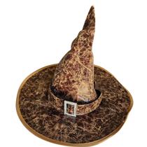 Chapéu Seletor mago Bruxo Cosplay Halloween Marrom