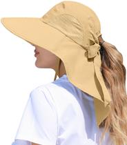 Chapéu SENWAI Wide Brim, proteção UV, chapéu solar, cáqui Chapéu SENWAI Wide Brim, proteção UV, chapéu solar, cáqui