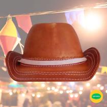 Chapéu SERTANEJO COWBOY Nordestino Adulto Unissex Couro Puro Rígido Alça Pescoço Chapéu SERTANEJO COWBOY Nordestino Adulto Unissex Couro Puro Rígido Alça Pescoço