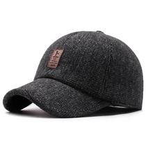 Chapéu Snapback De Lã De Inverno Masculino Com Protetores De Orelha Ao Ar Livre Boné De Beisebol De
