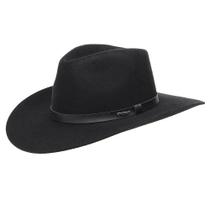 Chapéu Social de Feltro Preto Stetson 29852 Chapéu Social de Feltro Preto Stetson 29852