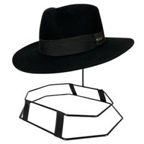 Chapéu Social Marcatto Feltro Preto Aba 7 - Ref. 14138