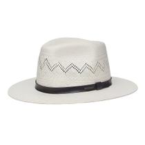 Chapéu Social Stetson Copa Trabalhada Marfim 31838 Chapéu Social Stetson Copa Trabalhada Marfim 31838