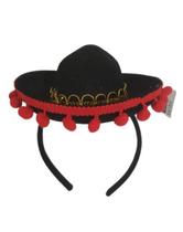 Chapéu Sombrero Mini Chapéu De Festa Mexicana Com Arquinho Para Festas Bailes Carnaval Halloween Aniversario Top de vendas