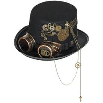 Chapéu Steampunk Top Hat Anime Cartoon Cosplay Sun Cap