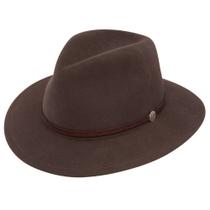 Chapéu Stetson Cromwell Mink em Feltro de Lã Amassável P Chapéu Stetson Cromwell Mink em Feltro de Lã Amassável P