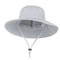 Chapéu Sun Hat Rosoz Cooling Boonie Hat com proteção UV cinza claro