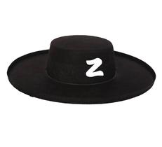 Chapéu Super Luxo Em Feltro Preto Fantasia Z