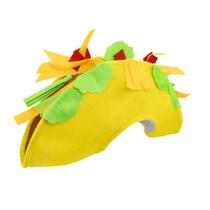 Chapéu Taco Halloween Cosplay Poliéster 40 cm 15 cm Tamanho adulto