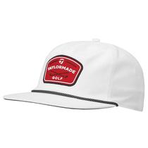 Chapéu TaylorMade Golf Standard Rope para homens branco Chapéu TaylorMade Golf Standard Rope para homens branco