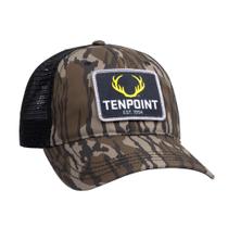 Chapéu TenPoint Mesh Bottomland Camo Trucker Fit unissex Chapéu TenPoint Mesh Bottomland Camo Trucker Fit unissex