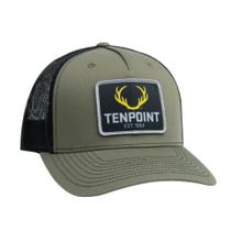 Chapéu TenPoint Mesh Moss Green Trucker Fit Ajustável