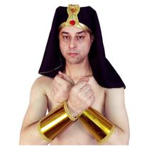 Chapéu Turbante Faraó Adereço Masculino Adulto Fantasia Cosplay Carnvaval Halloween Lenço Egípcio Luxo Festa Países Chapéu Turbante Faraó Adereço Masculino Adulto Fantasia Cosplay Carnvaval Halloween Lenço Egípcio Luxo Festa Países