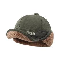 Chapéu Unissex De Inverno Quente Com Forro De Lã, Proteção Para as Orelhas, À Prova De Vento,