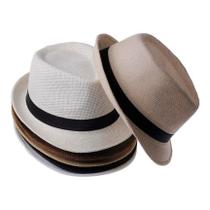 Chapeu Unissex Palha ENTRANCADO Malandrinho Panama adulto 60007