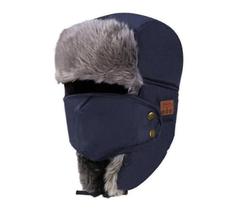 Chapéu Ushanka Bluetooth com Proteção Contra Vento - Ideal para Esqui (Homens e Mulheres)