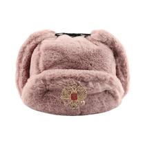 Chapéu Ushanka Masculino De Inverno Com Forro De Pele De Coelho Sintética, Com Protetor De Orelha, Chapéu Ushanka Masculino De Inverno Com Forro De Pele De Coelho Sintética, Com Protetor De Orelha,