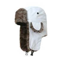 Chapéu Ushanka Masculino De Inverno Estilo Militar Com Forro De Pele E Protetores De Orelha À Prova