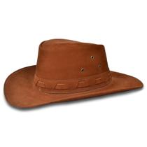 Chapéu Vaqueiro Café Country Em Couro Original Unissex