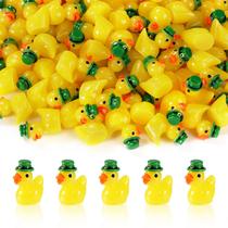 Chapéu verde Mini Resin Ducks XIHIRCD do Dia de São Patrício x80