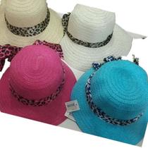 Chapeu VISEIRA De Praia Infantil Minina Festa Junina COM LACINHO DE onça Chapeu VISEIRA De Praia Infantil Minina Festa Junina COM LACINHO DE onça