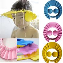 Chapéu Viseira Protetor Banho Lava Cabeça Bebê Criança - Thata