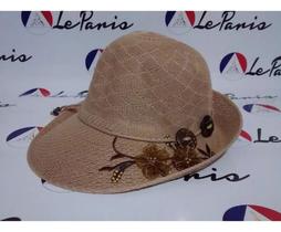 Chapéu Viseira Sombreiro De Praia Flor Linha Confeccionado Chapéu Viseira Sombreiro De Praia Flor Linha Confeccionado