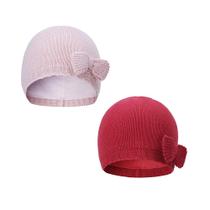 Chapéu Vivobiniya Baby Girl Lovely Bowknot Knit de algodão 6m-4Y