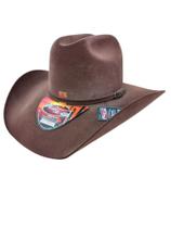 Chapéu Wester Mcallen Country Boiadeira De Feltro Flocado Chapéu Wester Mcallen Country Boiadeira De Feltro Flocado