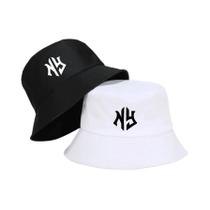 Chapéus Bucket Masculinos Com Letras NY, 4 Peças, 2 Peças, 1 Peça, Proteção Solar, Moda Casual,