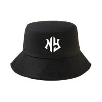 Chapéus Bucket Masculinos Com Letras NY, 4 Peças, 2 Peças, 1 Peça, Proteção Solar, Moda Casual,