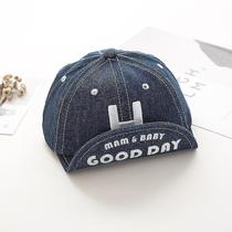 Chapéus de bebê infantil boné de bebê/chapéu primavera verão denim carta de beisebol sol