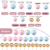 Chapéus De Bolo Mini Balão Dourado 68pcs/conjunto Para Festas De Aniversário E Decoração De Feriados Chapéus De Bolo Mini Balão Dourado 68pcs/conjunto Para Festas De Aniversário E Decoração De Feriados