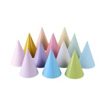 Chapéus De Festa Macaron Matte De 10 Polegadas Em Cores Sortidas, 20 Peças, Cones De Aniversário Chapéus De Festa Macaron Matte De 10 Polegadas Em Cores Sortidas, 20 Peças, Cones De Aniversário