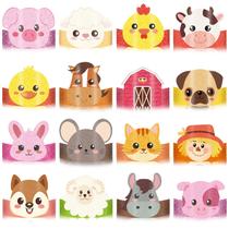 Chapéus de festa Yinder Animal Jurassic Dinosaurs Farm x48 Chapéus de festa Yinder Animal Jurassic Dinosaurs Farm x48