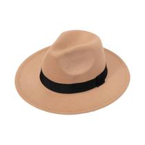 Chapéus De Jazz Unissex De Lã Com Aba Larga Estilo Inglês Para Outono E Inverno Chapéus De Jazz Unissex De Lã Com Aba Larga Estilo Inglês Para Outono E Inverno