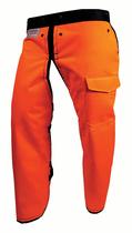 Chapéus de motosserra Notch, grandes, laranja, tipo A, 91 cm