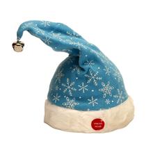 Chapéus de Natal Santa Xmas Hat Plushible Dancing Decor Adults Merry Xmas Carnival - Azul