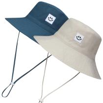 Chapéus de sol para bebês, 55 cubos, 0 a 6 meses, UPF 50+, pacote com 2 Chapéus de sol para bebês, 55 cubos, 0 a 6 meses, UPF 50+, pacote com 2