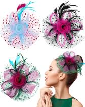 Chapéus Fascinators Yunsailing para mulheres Tea Party Girls x3