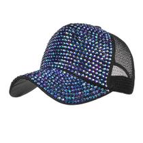 Chapéus femininos de strass boné de beisebol feminino bling diamante chapéu bu Chapéus femininos de strass boné de beisebol feminino bling diamante chapéu bu
