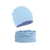 Chapéus femininos e chapéus de malha bib e cachecol macio Conjunto Unisex Chapéus Soltos Com Correspondência de Cores em Tempo Frio - LBL