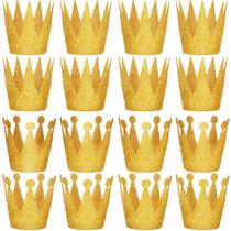 Chapéus Party Crown, 3 lontras, coroa dourada, 18 peças para aniversário e casamento