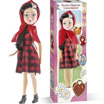 Chapeuzinho Vermelho Boneca Menina Coleção Era Uma Vez Articulada 30 Cm - Mister Brinque