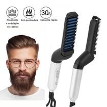 Chapinha Alisadora Para Homens Barba Cabelo Pratico Bivolt